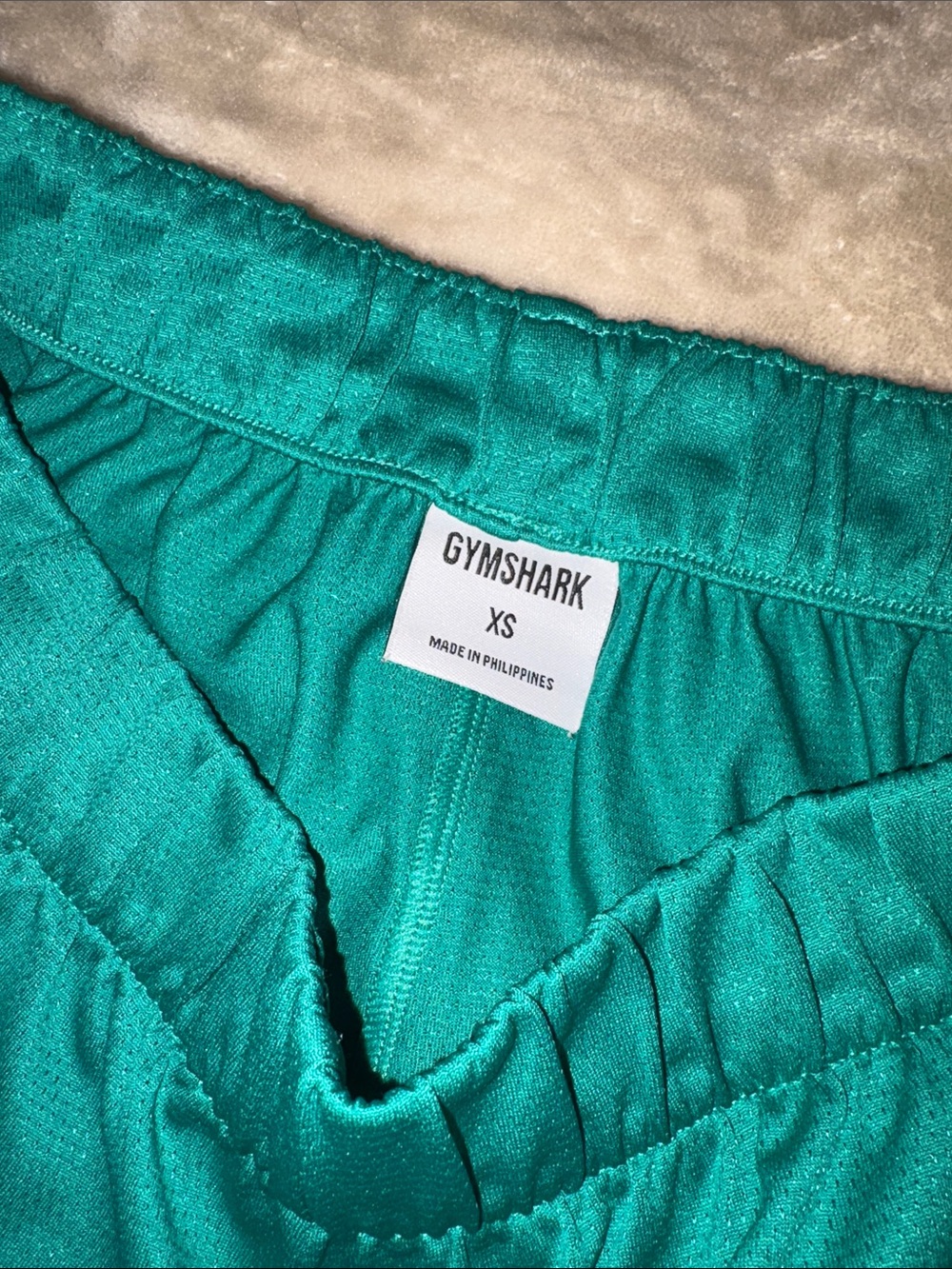 Gymshark Teal Athletic Shorts - Picture 2 of 3
